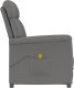 vidaXL Fotel do Masażu Ciemnoszary Poliester Średni Fotel do Masażu 4