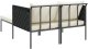 vidaXL Kremowy Leżak Poliester 115 x 153 x 69.5 cm Składany 8