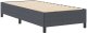 vidaXL Rama łóżka Ciemnoszara Drewno 100 x 200 x 35 cm Rama łóżka 3