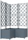vidaXL Donice ogrodowe Jasnoszary Plastik 80 x 80 x 143 cm 2