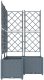 vidaXL Donice ogrodowe Jasnoszary Plastik 80 x 80 x 143 cm 4