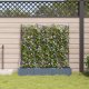 vidaXL Donice ogrodowe Jasnoszary Plastikowy 120 x 40 x 125.5 cm 3