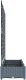 vidaXL Donice ogrodowe Jasnoszary Plastikowy 120 x 40 x 125.5 cm 5