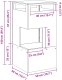 vidaXL Piecyk na drewno Czarny Stal 50 x 50 x 100 cm Trwały 8