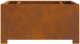 Palenisko ogrodowe vidaXL Kominek Ogrodowy Brązowy Stal zwietrzała 80 x 80 x 40 cm Trwały 5