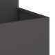 vidaXL Donica ogrodowa Czarna Metalowa 100 x 100 x 60 cm Donice Donica 8