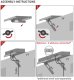 Barkan Nakładka Półka na Telewizor pod Dekoder Tuner Pilot Router 305x120mm 6