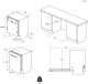 Built-in dishwasher CANDY CIP 3E7L0W, 60 cm 15