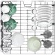 Built-in dishwasher CANDY CIP 3E7L0W, 60 cm 4
