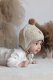 Zaffiro - Czapeczka Tulip 100% wełna - Baranek M (6-12m) Beige U 1