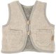 Zaffiro - Kamizelka 100% wełna - Baranek 74/80 Beige U 1
