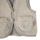 Zaffiro - Kamizelka 100% wełna - Baranek 74/80 Beige U 12