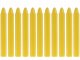 Geko Kreda wodoodporna do opon żółta 12x110mm – zestaw 10szt. (12/120) 5