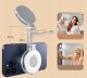 Lampa Led + Lusterko Na Magnes Telefon Smartfon Zdjęć Selfie Vlog Telesin / C03 8