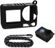 POKROWIEC FUTERAŁ CASE ETUI OSŁONA SILIKONOWA + PASEK SMYCZ DO DJI OSMO ACTION 5 PRO - BLACK 1