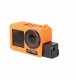POKROWIEC FUTERAŁ CASE ETUI OSŁONA SILIKONOWA + PASEK SMYCZ DO DJI OSMO ACTION 5 PRO - ORANGE 11