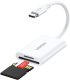Czytnik kart USB-C 2w1 Ugreen CM265 (biały) 1