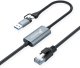 Kabel USB Reagle USB-A - RJ-45 2 m Czarny 1
