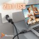 Kabel USB Reagle USB-A - RJ-45 2 m Czarny 3