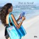 Case-Mate Large Travel Tote Bag - Wodoodporna torba na ramię z etui na telefon (Emerald Blue Soap Bubble) 2