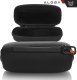 Etui ochronne case na głośnik do JBL Flip 2/3/4/5/6 Alogy Hard Case obudowa ochronna z karabińczykiem mocne Czarne 3