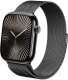 Crong Milano Steel - Pasek ze stali nierdzewnej do Apple Watch 38/40/41/42 mm (grafitowy) 5