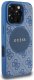 Etui Guess 4G Circle Classic Logo        MagSafe do iPhone 16 Pro Max niebieski 3