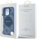 Etui Guess 4G Circle Classic Logo        MagSafe do iPhone 16 Pro Max niebieski 7