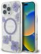 Etui Guess Resin Flowers MagSafe do      iPhone 16 Pro Max fioletowy 9
