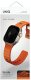 UNIQ pasek Stride Apple Watch Series1/2/3/4/5/6/7/8/9/SE/SE2/Ultra/Ultra 2 42/44/45/49mm FKM Rubber Strap pomarańczowy/volt orange 4