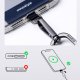 INNOSTYLE SMYCZ DO TELEFONU NA SZYJE WKŁADKA CROSSBODY MOCNA FIOLETOWA 6MM 8