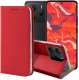 ETUI Z KLAPKĄ DO XIAOMI REDMI NOTE 14 5G CZERWONE ZAMYKANE MAGNETYCZNE CASE 1