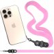 Smycz Do Telefonu Pasek Zawieszka Na Szyję Uniwersalna Różowa Smyczka 52 cm 1