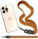 Hello Case Smycz Do Telefonu Pasek Zawieszka Na Szyję Uniwersalna Brązowa Smyczka 52cm 1