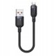 Kabel USB Yesido USB-A - Lightning 0.3 m Czarny (YID000555) 1