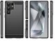 Etui silikonowe Carbon Case do Samsung Galaxy S25 Ultra - czarne 2