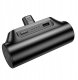 HOCO powerbank 3000 mAh z wbudowanym złączem Typ C J147 czarny 1