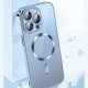 Etui Wozinsky Electroplated Magsafe na Samsung Galaxy S24 FE - niebieskie 1