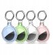 Etui na Apple AirTag wodoodporne - transparentne, zielone, niebieskie, różowe - 4 sztuki 1