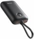 Swissten Voltbox 35W Power Bank 10000 mAh with Built-In Cables USB-C and Lightning 1