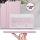 Etui z klawiaturą z miejscem na rysik do Samsung Galaxy Tab S9 FE 10.9" Alogy Keyboard Case Różowe + Szkło 7