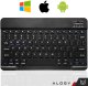 Etui z klawiaturą z miejscem na rysik do Samsung Galaxy Tab S9 FE 10.9" Alogy Keyboard Case Czarne 5