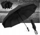Parasol Parasolka Składana Męska Damska Automatyczna Czarna   Pokrowiec 5