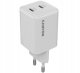 CANYON Ładowarka sieciowa CU45CC GaN 45W 2xPD EU Biała 4