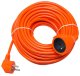 98-756# Przedłużacz sieciowy pr-160 1-gniazdo z uziemieniem 20m pomarańczowy (3x1,5mm) 1