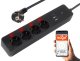 98-421# Inteligentna listwa zasilająca czarna 3m 2xusb+usb-c wifi tuya 1