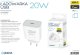 Ładowarka sieciowa 230V PLATINET 1xUSB-A + 1xUSB-C 20W biała (46000) 3