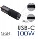 Ładowarka samochodowa USB AK-CH-26 USB-A + USB-C PD 5-20V / max. 5A 100W Quick Charge 3.0 GaN 5