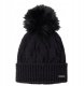 Columbia Boundless Days Cable Knit Pom Beanie 2092641010 Czarne One size 1