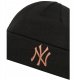 New Era League Essential New York Yankees Beanie Hat 60580722 Czarne OSFM 2